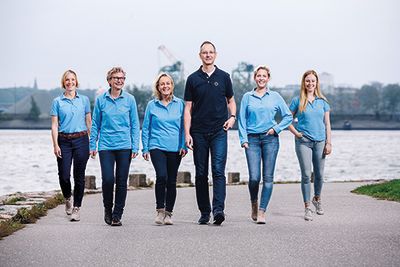 Gruppenfoto des Praxis-Teams Horter
