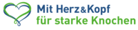 Logo: Mit Herz & Kopf für starke Knochen